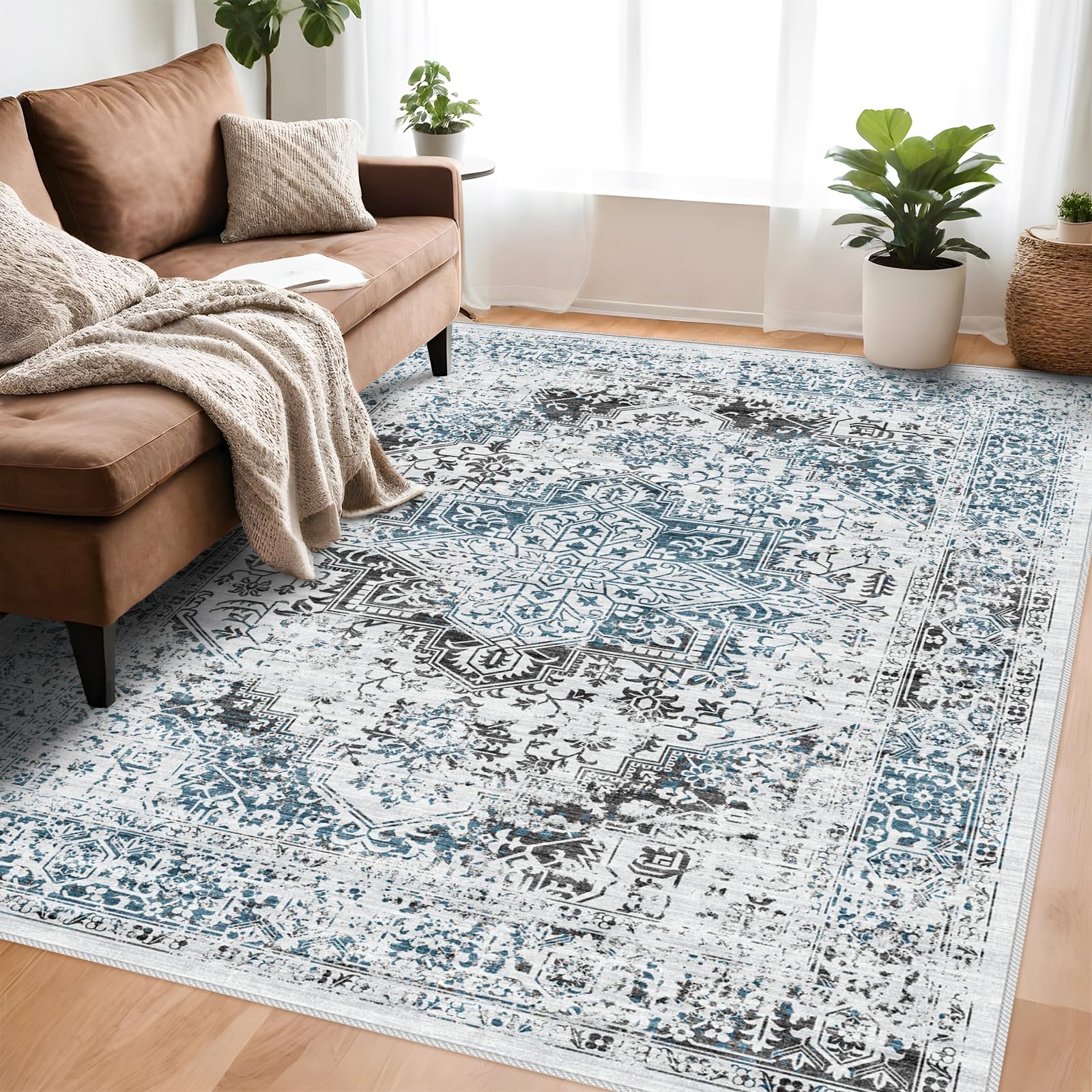 44.5×101 \"Play with ” ViNTAGE RUG 44.5×101 